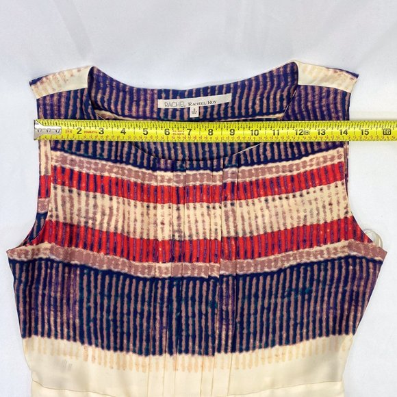 Nautical Pleated A Line Dress with Pockets Rachel by Rachel Roy - Picture 12 of 15